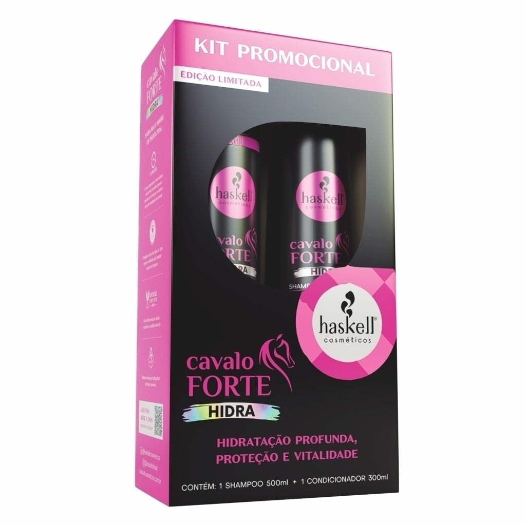 BOX Haskell Hidra Cavalo Forte (SH 500ML/CD 300ML/MASC TRAVEL 50G)