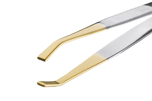 CURVED tweezers