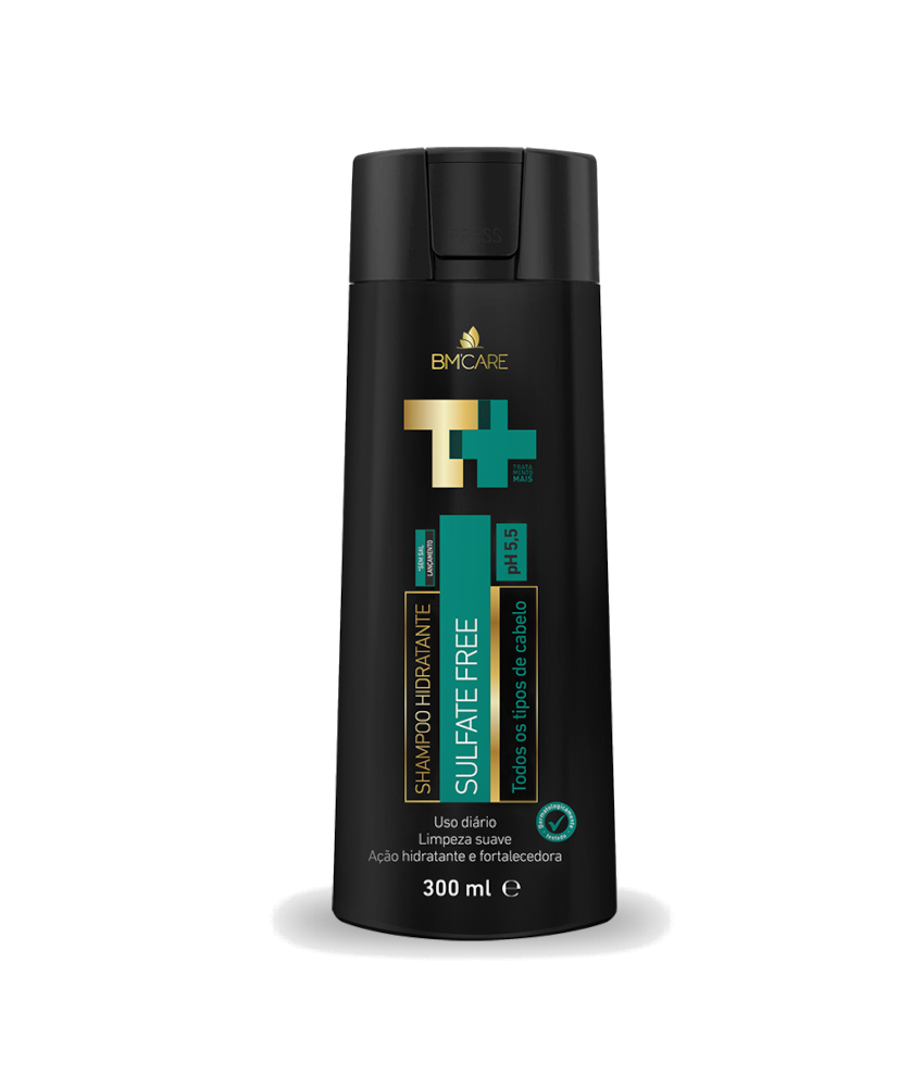 Barrominas BMCare Shampoo Hidratante Sulfate Free Sem Sal Todo Tipo de Cabelo 300ml