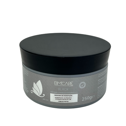 Barrominas BMCare Black Máscara Hidratação Intensificadora Cor Cabelo Preto 250ml