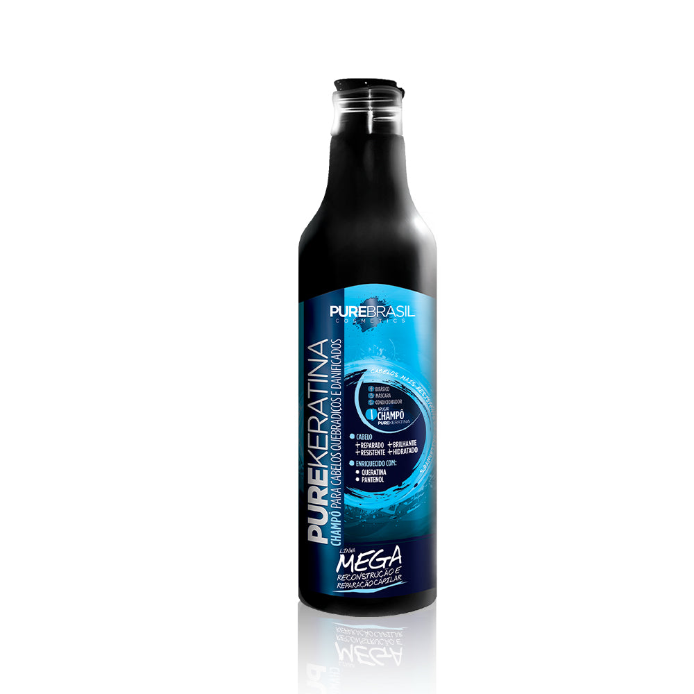 Pure Brasil Pure Keratina Champô 500ml