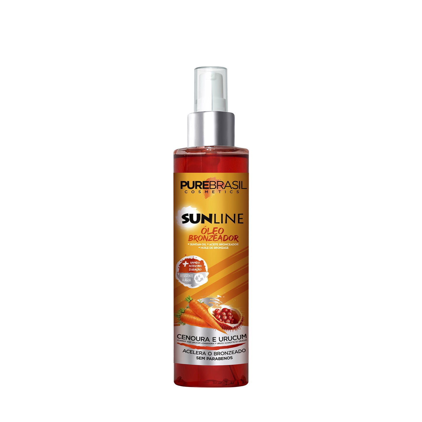 Pure Brasil Sun Line Cenoura e Urucum 200ml