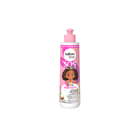 ATIVADOR DE CACHOS KIDS HIDRATAÇÃO SOS CACHOS SL 300ML