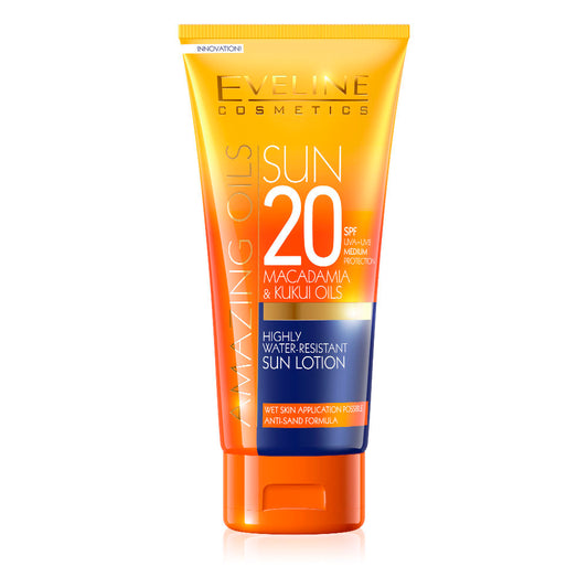 AMAZING OILS HIGHLY WATER RESIST. SUN LOTION SPF20 200ML [945355EV]