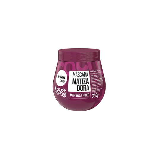 #TODECACHO MASCARA MATIZADORA MARSALA ROXO 300G