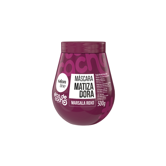 #TODECACHO MASCARA MATIZADORA MARSALA ROXO 500G