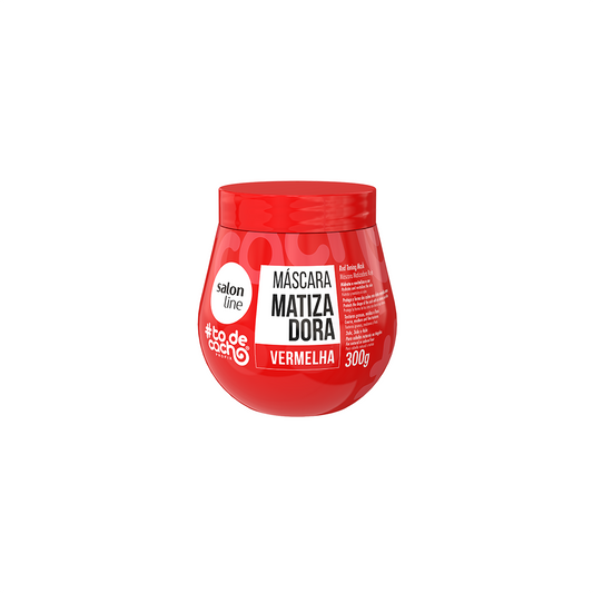 #TODECACHO MASCARA MATIZADORA VERMELHA 300G
