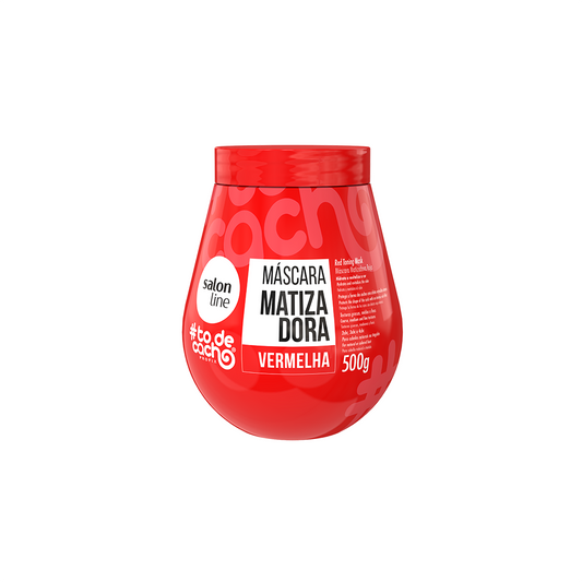 #TODECACHO MASCARA MATIZADORA VERMELHA 500G